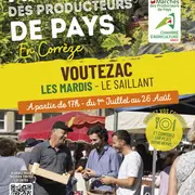 Marché des Producteurs de Pays Voutezac - Le Saillant