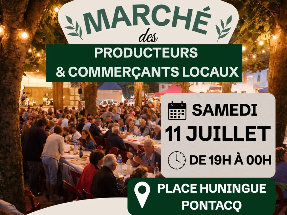 Marché des producteurs et commerçants locaux