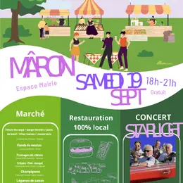 Marché des producteurs et Concert de Rock