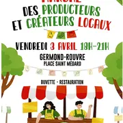 Marché des producteurs et créateurs locaux à Germond-Rouvre