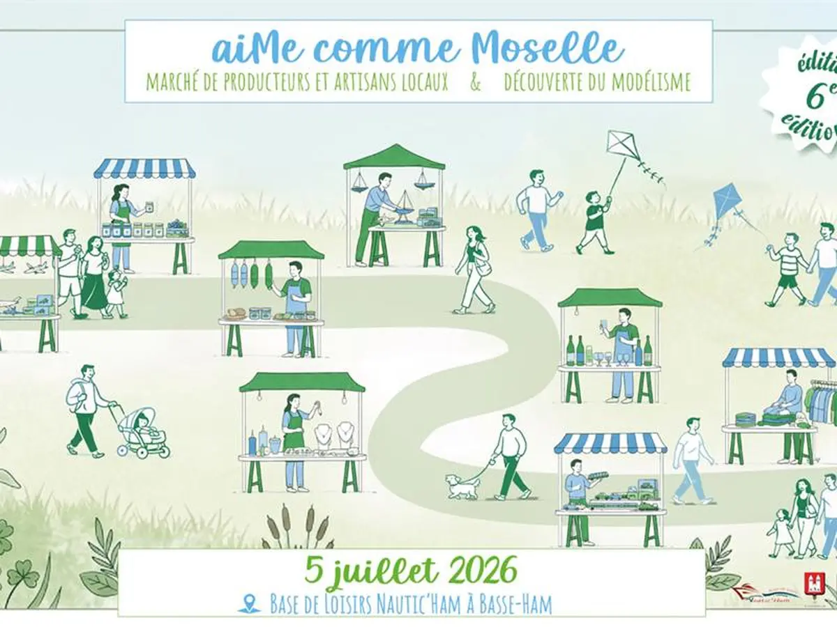 Marché des producteurs et découverte du modélisme