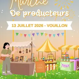 Marché des producteurs et feu d'artifice