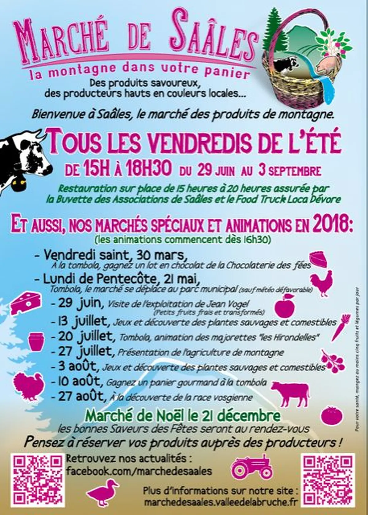 Marché des produits de montagne de Saales