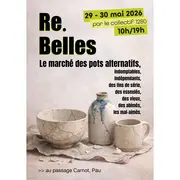 Marché des Re.Belles.  Braderie des céramistes locaux
