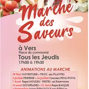 Marché des Saveurs à Vers