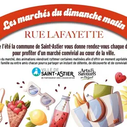 Marché du dimanche à Saint-Astier