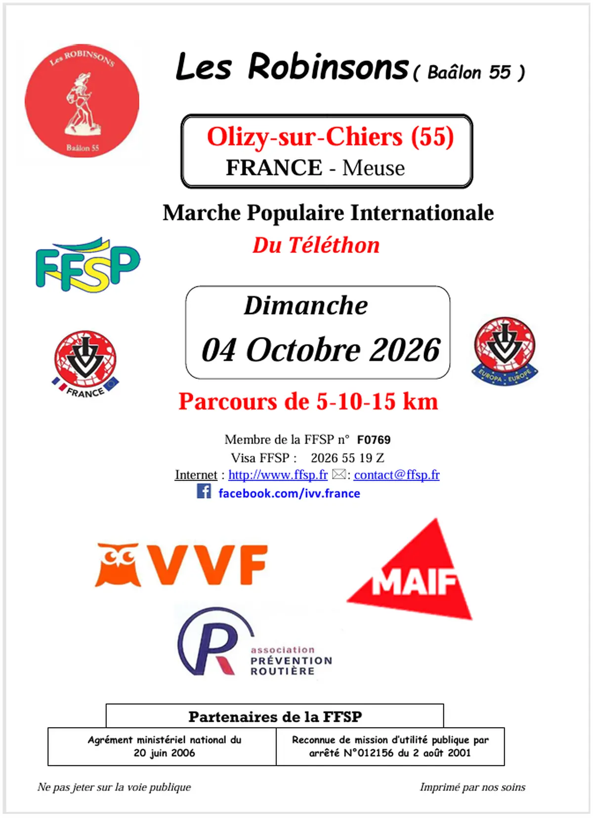 Marche du téléthon