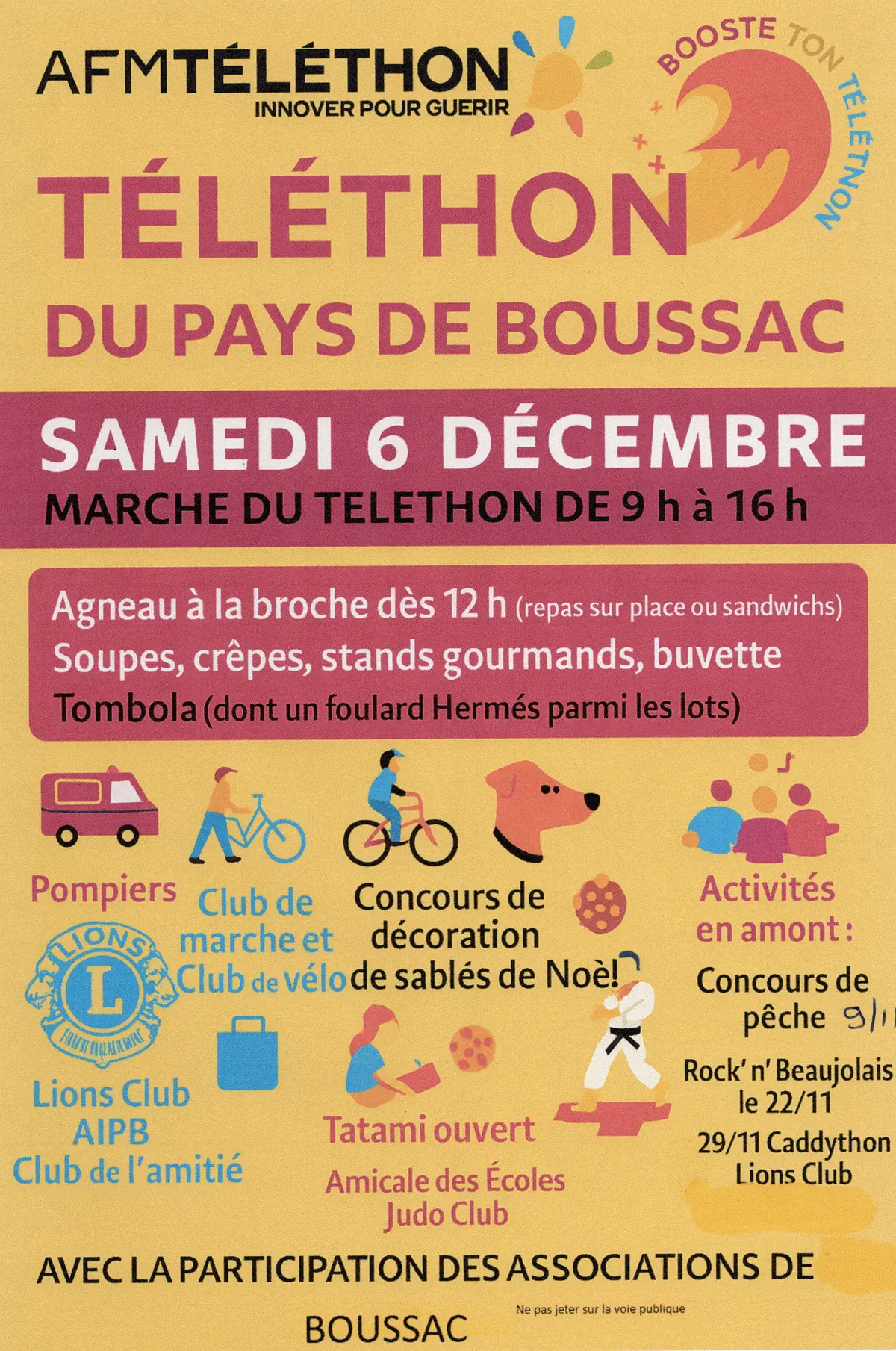 Marché du téléthon