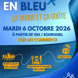 Marché en bleu