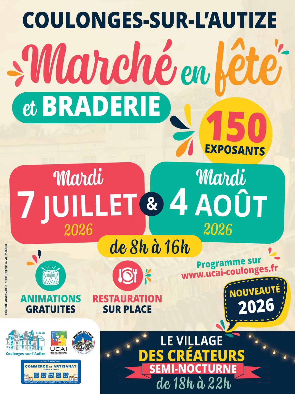 Marché en fête & Village semi-nocturne des créateurs