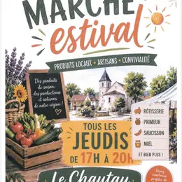Marché estival Le Chautay - Jeudi