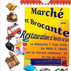 Marché et brocante de Commenchon