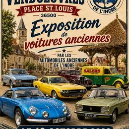 Marché et exoposition de véhicules anciens