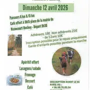Marche et repas avec l'association Les amis de Rizaucourt-Buchey