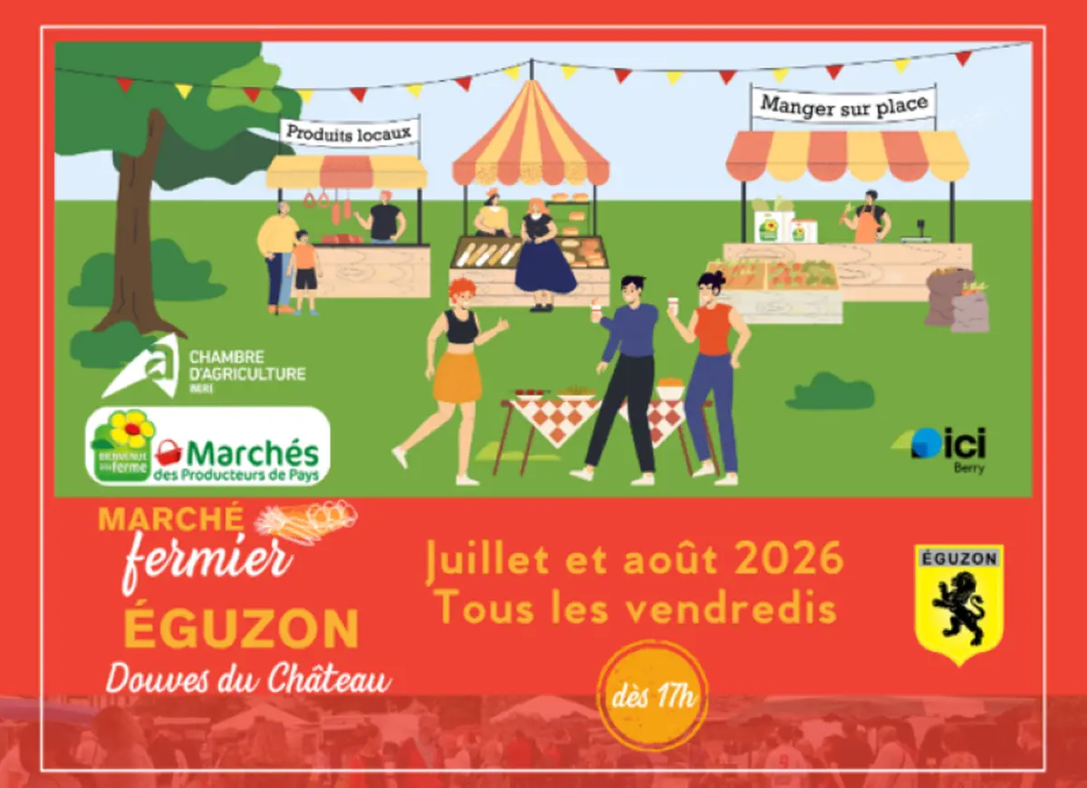 Marché fermier à Eguzon