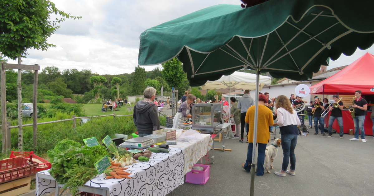 Marché fermier semi-nocturne à Maisonnais-sur-Tardoire et concert gratuit