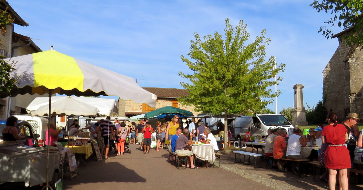 Marché fermier semi-nocturne à Oradour-sur-Vayres et concert gratuit
