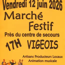Marché festif à Vigeois