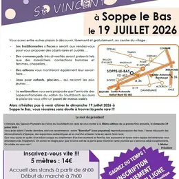 Marché-foire Saint-Vincent et vide-grenier à Soppe-le-Bas