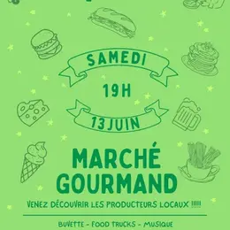 Marché  gourmand à Asprières