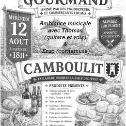 Marché gourmand à Camboulit