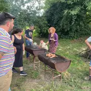 Marché gourmand à la ferme à Pomarède