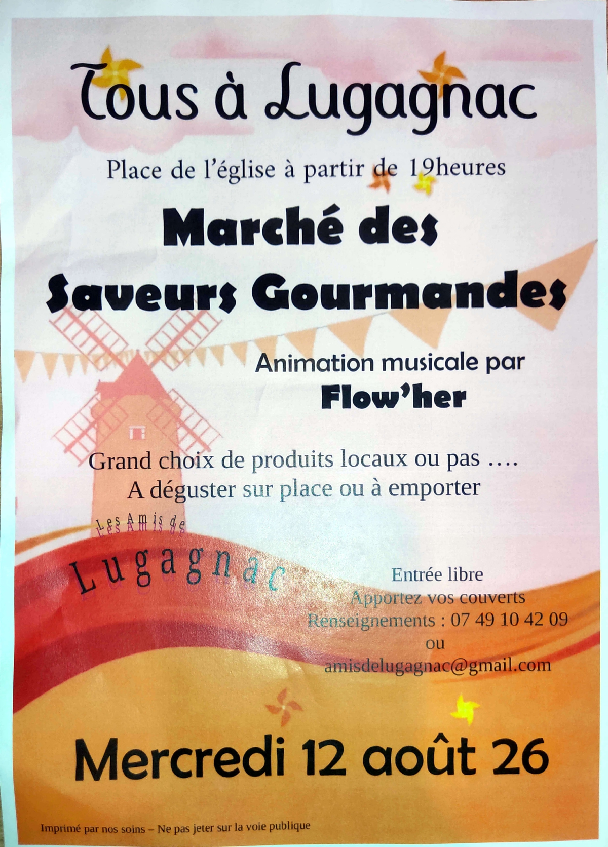 Marché gourmand à Lugagnac