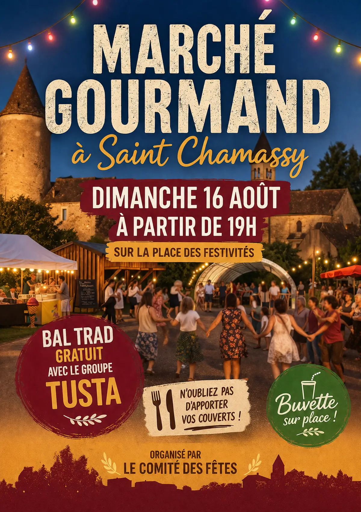 Marché gourmand à Saint-Chamassy