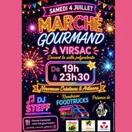 Marché gourmand à Virsac