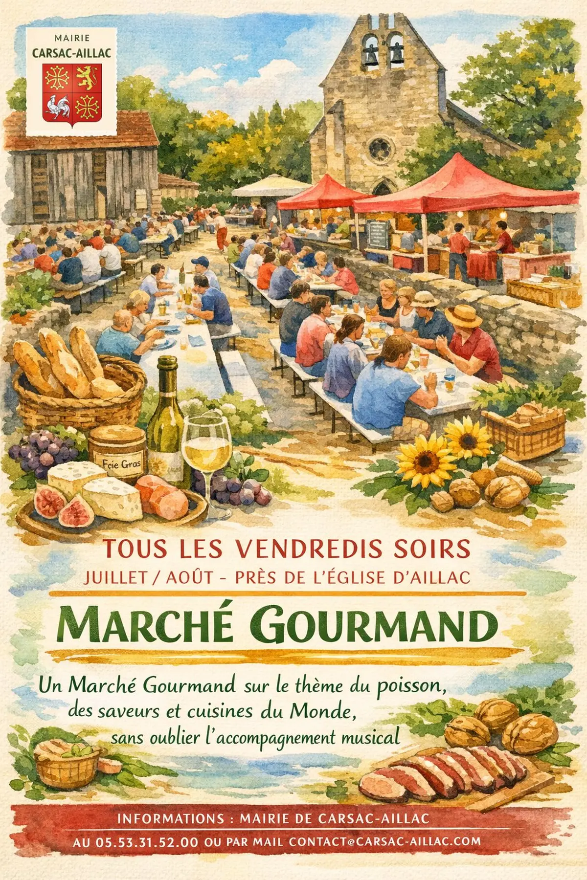 Marché Gourmand de Carsac-Aillac [Aillac]