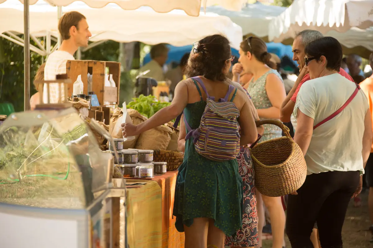 Marché gourmand de la fête votive de Baladou