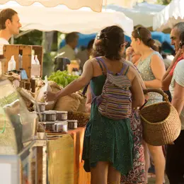 Marché gourmand de la fête votive de Baladou