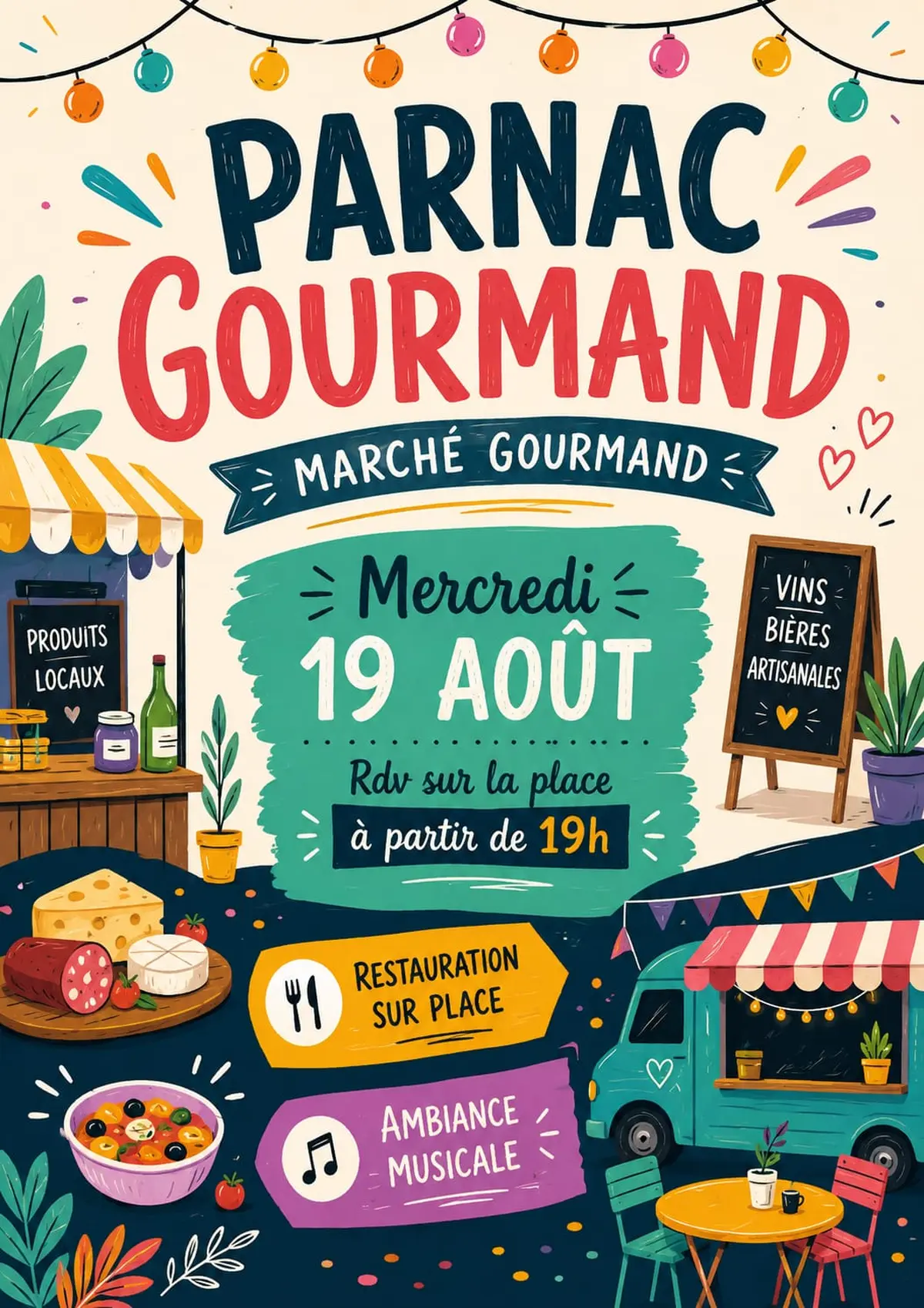 Marché gourmand de Parnac