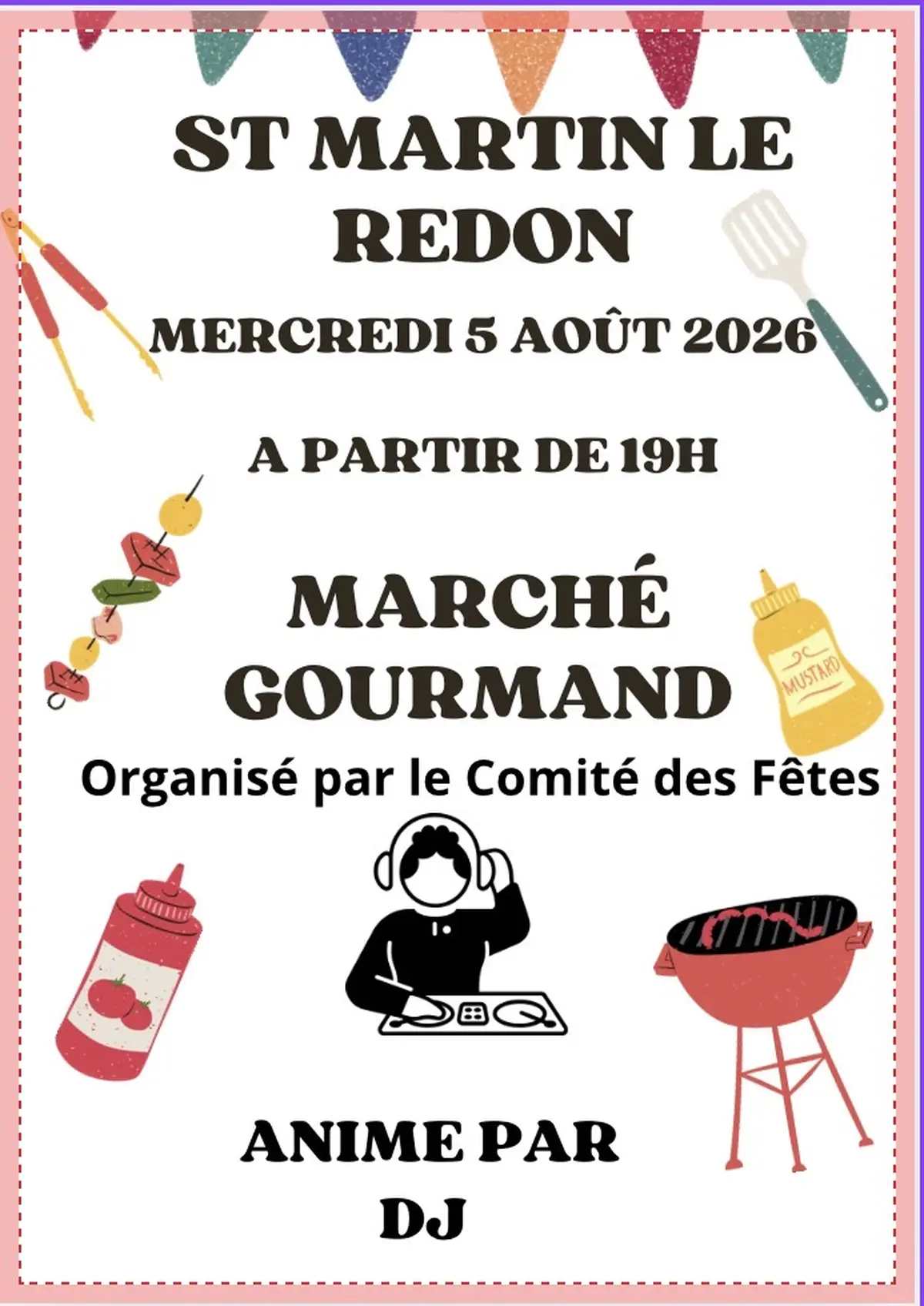 Marché gourmand de Saint-Martin-Le-Redon