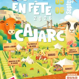 Marché gourmand deTerre en fête à Cajarc
