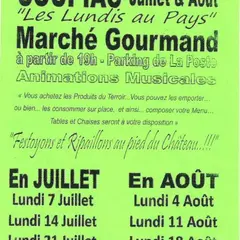 Marché gourmand en nocturne: Les lundis au pays