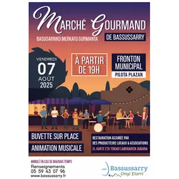 Marché gourmand estival