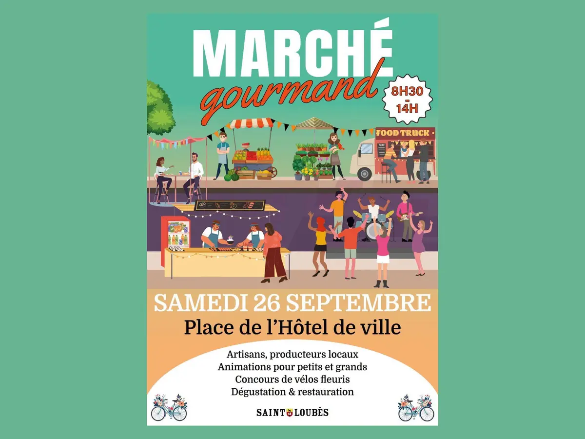 Marché gourmand et concours de vélos fleuris