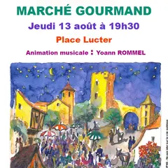 Marché gourmand  nocturne à Capdenac le Haut