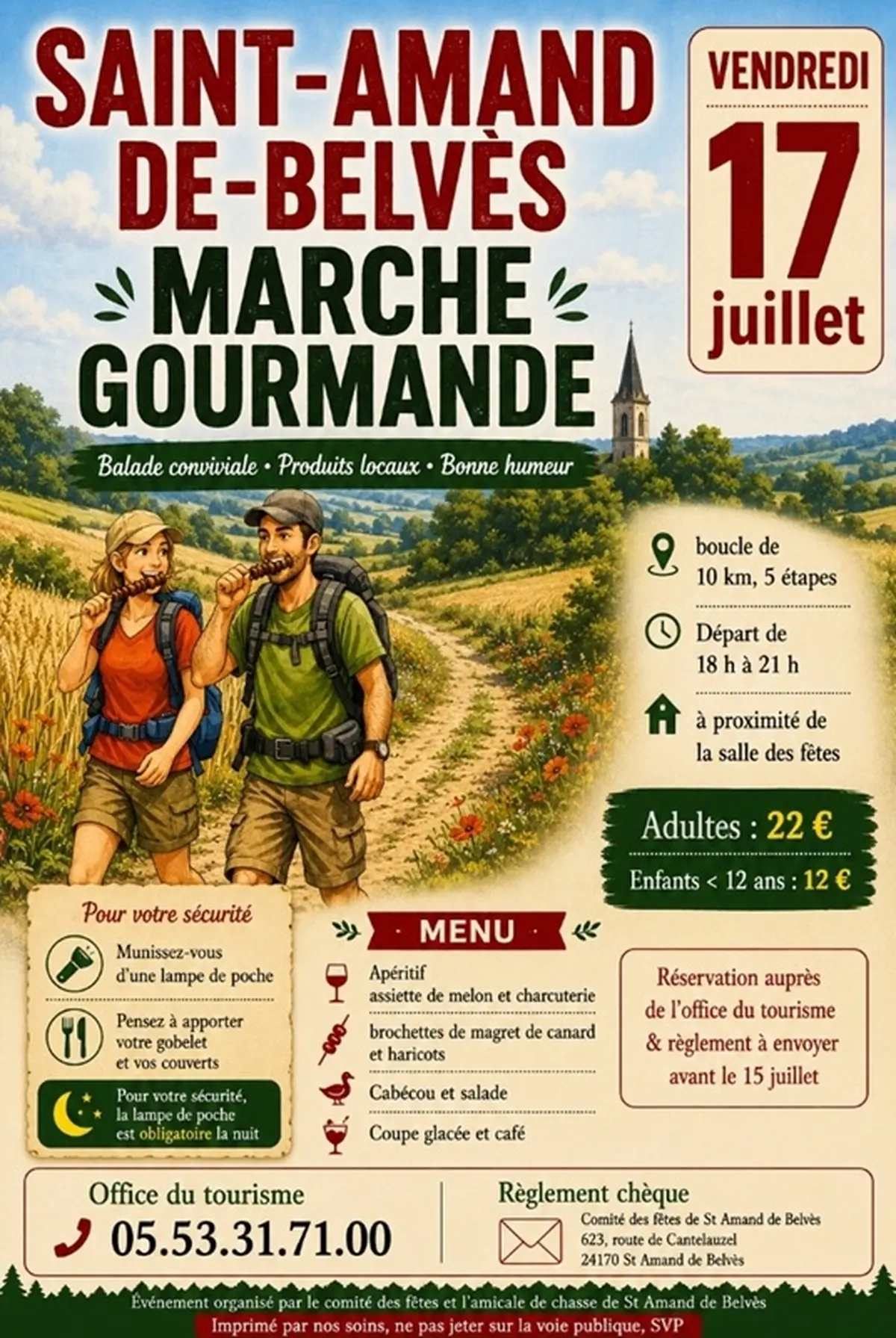 Marche Gourmande à Saint Amand de Belvès