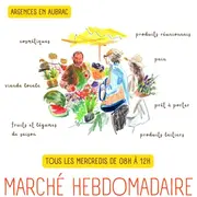 Marché hebdomadaire à Sainte-Geneviève-sur-Argence