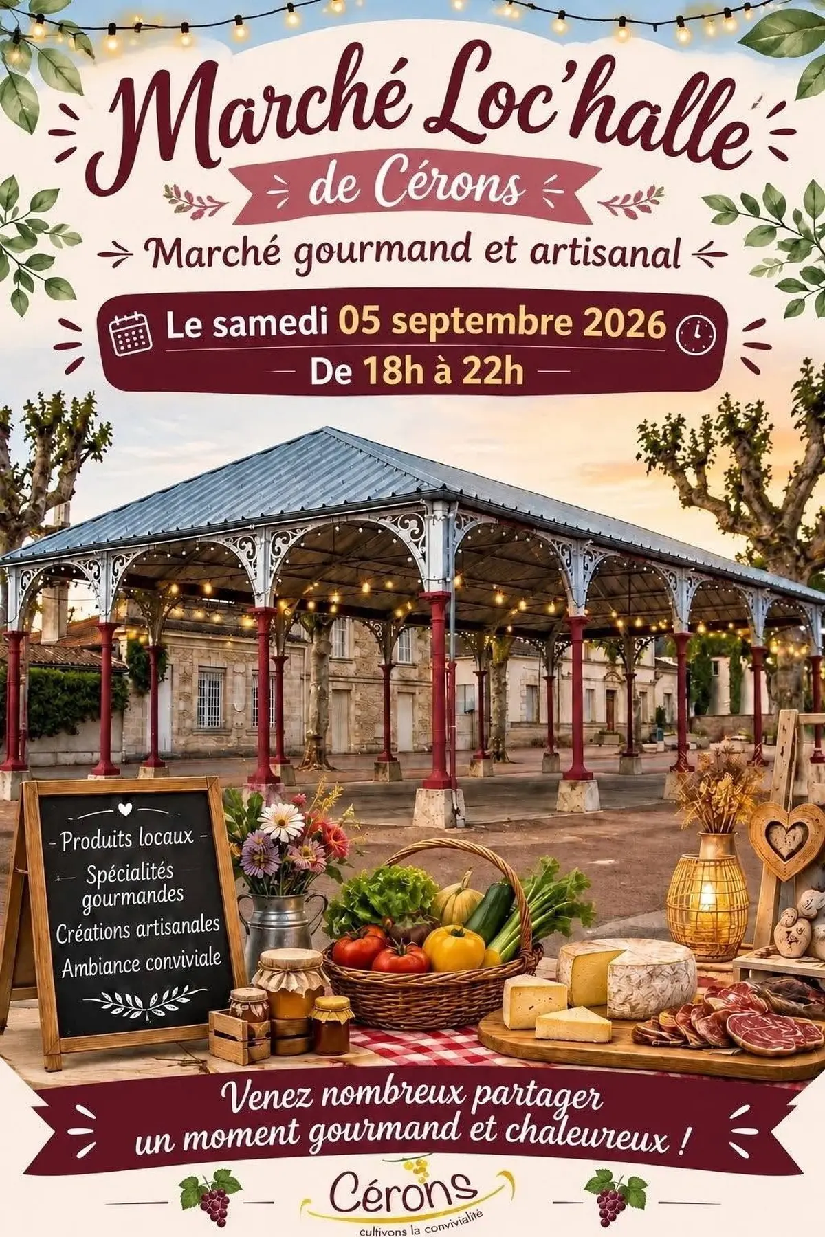 Marché Loc'Halle et forum des associations