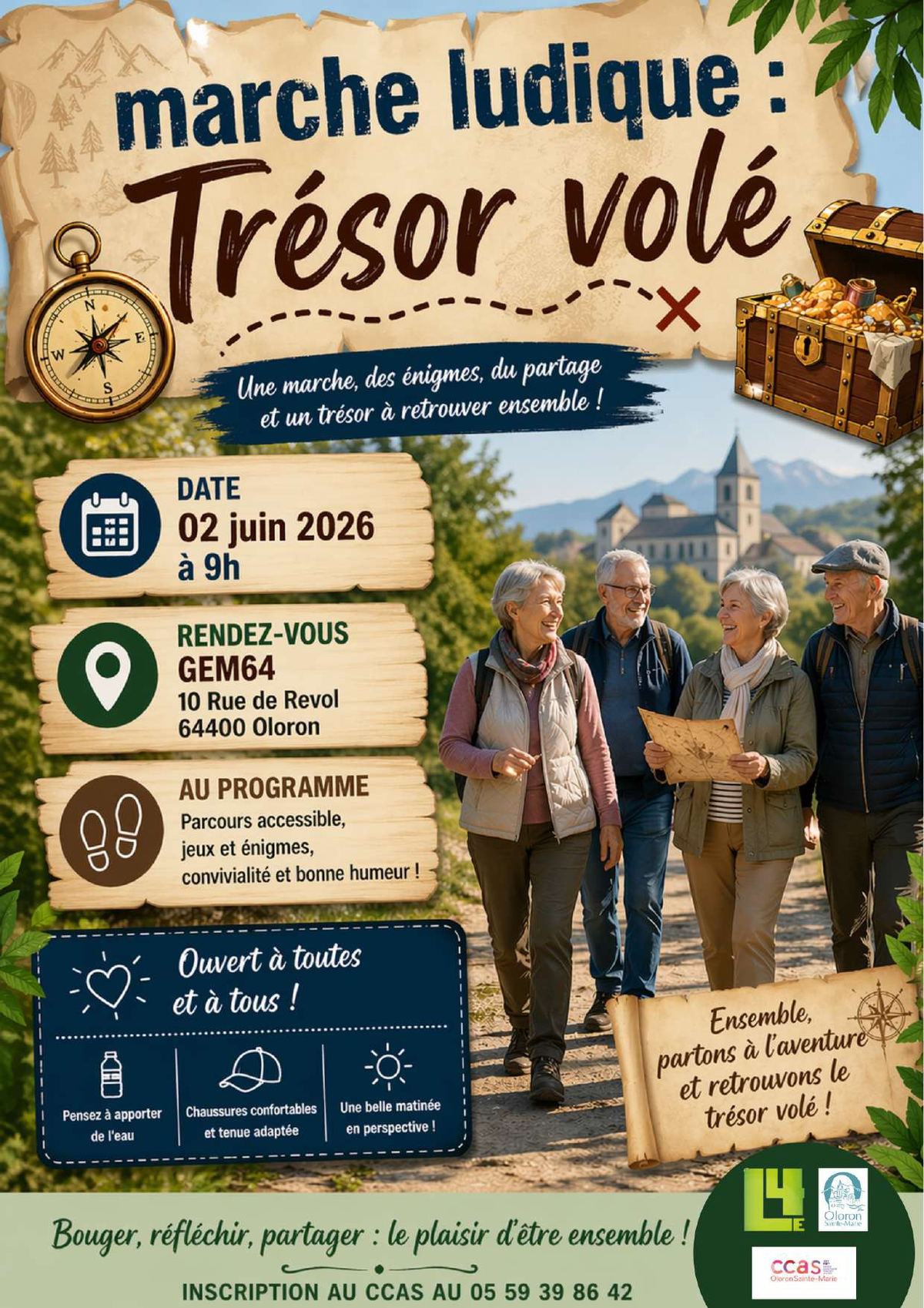 Marche ludique Trésor Volé