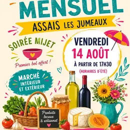 Marché mensuel à Assais-les-Jumeaux
