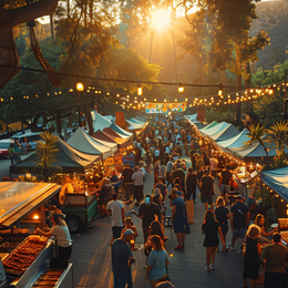 Marché nocturne
