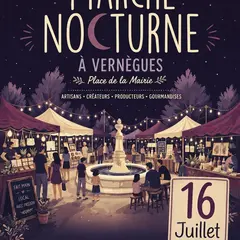 Marché nocturne à Vernègues