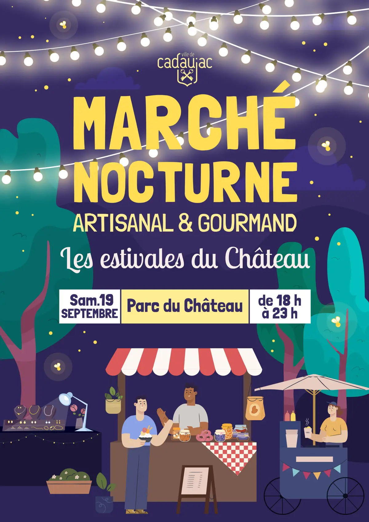 Marché nocturne artisanal & gourmand : les Estivales du Château