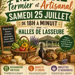 Marché nocturne de Lasseube : Fermier et Artisanal