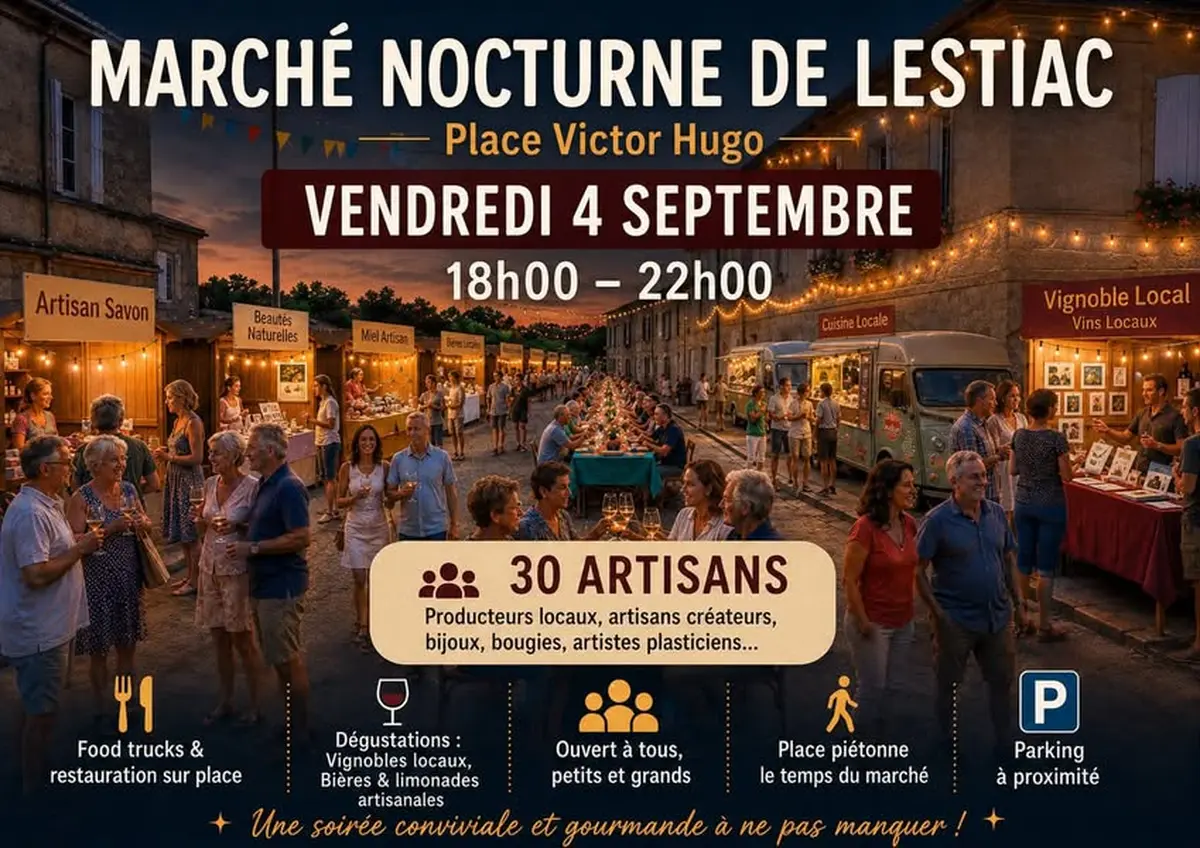 Marché nocturne de Lestiac