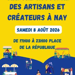 Marché nocturne des artisans et créateurs à Nay